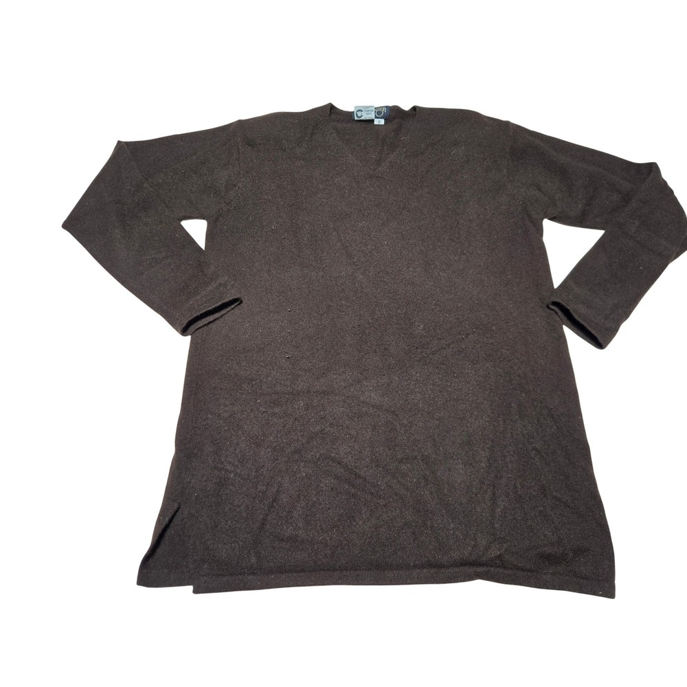 Country Shop Cashmere V-Neck‎ Sweater Brown Women's S